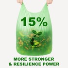 Compostable Trash Bags 30 Gallon 100  Biodegredable Garbage Bag - 25 Ct  By Fpn