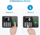 Ngteco As10-b Standalone Time Clock For Automatic Punch In out 10000 Records