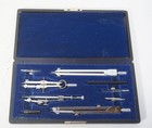 Vintage Ecobra C 70 Compasses Set Zirkel Drawing Tools Case Made In Germany
