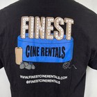 Finest Cine Rentals Film Production Crew Black T-shirt Men s Large