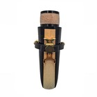24k Gold Plated Sax Ligature For Alto Tenor Sax Clarinet Ebonite Mouthpiece