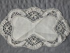 Beautiful French Antique Linen Doily With Bobbin Lace Edging 12 5 