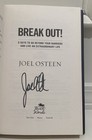 Signed Break Out  Book Joel Osteen 1st First Edition 1st Print Hc Dj