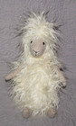 Jellycat Tweedledee Sheep Lamb Long Furry Cream Hair Plush Lovey 11 