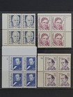 Ms-44 Us Plate Blocks All Mnh Great Americans  Cv  72 85  Sell   Face Value