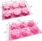 3 Pack Reusable Silicone Soap Molds For Creating Unique Soap Shapes