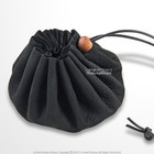 Medieval Suede Leather Drannustring Coin Bag Pouch Renaissance Costume Cosplay