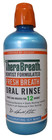 Therabreath Fresh Breath Oral Rinse Invigorating Icy Mint 1 L   33 8oz