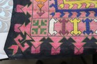 Antique Central Asian Or Swat Valley Handmade Embroidered Suzani Cloth 32 x31 