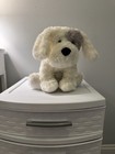 Warmies Intelex Microwavable Plush Stuffed Animal White Gray Dog Puppy Nwot