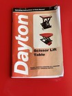 Dayton 60nh58b Scissor Lift Table 5000 Lb Capacity 72in Length X 48in Width