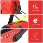 Solar Emergency Hand Crank Weather Radio  2000mah Noaa Am fm