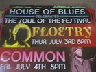 House Of Blues Soul Of The Festival Poster  Black Eyed Peas  Vivian Green Etc