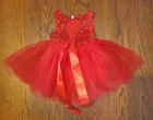 Baby Girl Dress Princess Sequins Bow  Tutu Party Girls Size 12-18 Months