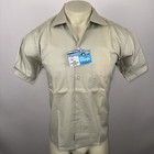 1950s Richman Wash And Wear Shirt Mens Loop Collar Nos Sanforized Vintage Medium
