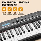 88-key Digital Piano Keyboard - Semi Weighted Piano For Beginners With Double   