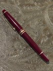 Montblanc Meisterstuck 144 Bordeaux Fountain Pen Med  Nib W  Germany Serial Gold