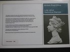 Gb Royal Mail Stamp Presentation Pack  129a Low Value Decimal Definitives 1981