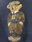 Polo Ralph Lauren Teddy Bear Sweater Boys Size 16 Navy Blue Wool Preppy Classic
