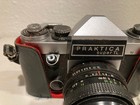 Praktica Super Tl Camera   50mm F2 8 Lens M42 White