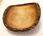 Vintage Burl Wood Turned Bowl Hand Crafted