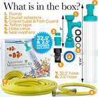 Gravel Vacuum For Aquarium Fish Tank Cleaning Tool Kit Aquarium Water Changer