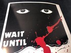 Vintage Poster Window Card - Wait Until Dark At Kinderhook Theatre Newport  Ri