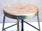 Vintage Industrial Modern Metal Stool Mid-century Modern Chair Seat