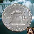 1961 Proof Franklin Half Dollar 90  Silver  From Proof Set   Needs A New Home 