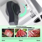 Electric Meat Slicer 6 7 Stainless Steel 15mm Adjustable 150w Silver Sl-517