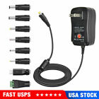 Universal Ac To Dc Adjustable Power Adapter Supply Charger For Electronics Usa