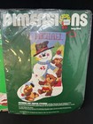 3 Christmas Stocking Kits   Dimensions Long Stitch   Columbia Mine Felt Stitch