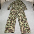 Vtg Walls Master Made Duck Camo Coveralls Mens Large Scovill Zip Usa Made Cotton