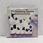 Vintage J s n y  Kitchen Cows Novelty 4 Measuring Spoon Set