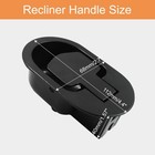 Black Aluminum Recliner Handle  Sofa Release Lever Pull Part