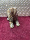 Vintage Inuit Carved Soapstone Polar Bear Figure Art Signed Chupak Juneau Alaska