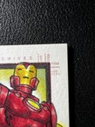 Marvel Rarity 1 Of 1 Sketch Art Card  Captain America  Iron Man   Spider-man 