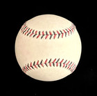 Lot Of 4 Vintage Two Color Stitched Baseballs Red   Blue In Awesome Condition