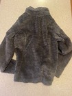 The North Face Girls Full Zip Fleece Jacket Gray pink Lining M 10 12