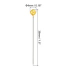 100pcs Sewing Pins Straight Pin With Plastic Pearlized Ball Head Gold