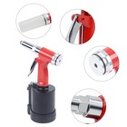 Rivet Gun Kit Rivnut Thread Setting Tool Air Hydraulic Pneumatic Pop Riveter New