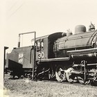 Western Pacific Railroad Engine Locomotive No  30 Antique Photo 