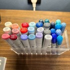 Used Copic Sketch   Chao Total Of 96 Pieces Marker Pen Anime Manga Japan