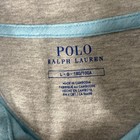 Polo Ralph Lauren Quarter Zip Pullover Mens L Light Blue Luxury Jersey Sweater