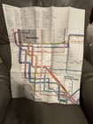 Vintage Nyc Transit Mta Subway 1978 Vignelli Foldable Train Map            