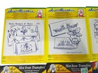 Aunt Marthas Hot Iron Embroidery Transfers Lot Of 6 Floral Cottagecore Craft New