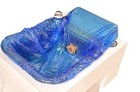 Disposable Pedicure Tub Spa Liners - 400 Pcs - One Size Fits All - Blue
