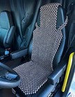 Extra Large Natural Wood Beaded Seat Truck  semi  Trailer  Tractor  Work Truck 