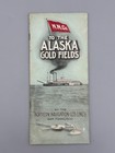 1909 Alaska Gold Fields Northern Navigation Lines Steamship Brochure Map Steamer