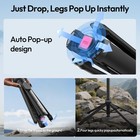 Ulanzi Magnetic Phone Tripod Mt85 Auto Open Tripod 4-leg Extendable Selfie Stick